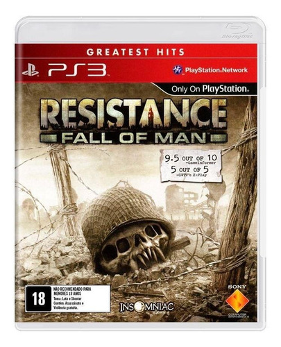 Resistance Fall Of Man Ps3 Mídia Física Novo Lacrado