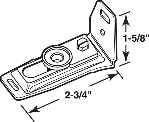 N 6837 - Soporte De Pivote Para Puerta Doble, Para Puertas P