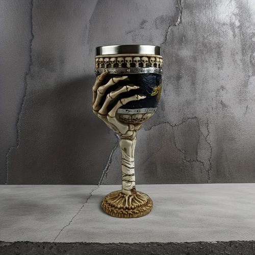 1pc, Copa De Mano De Calavera Creativa, Copa De Vino De