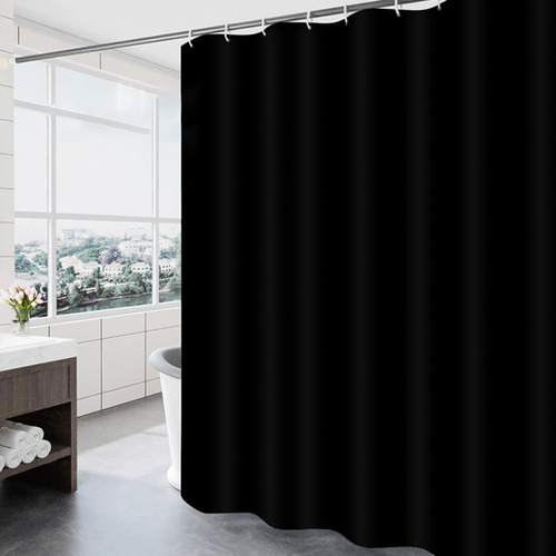 Cortina De Baño Impermeable Monocromática