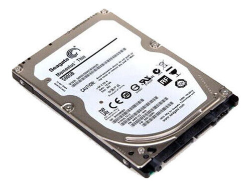 Disco duro interno Seagate 500 GB 5.4k 2.5 Momentus ST500lt012, color plateado