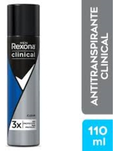Rexona Clinical Men Clean 3x Más Protec 110ml