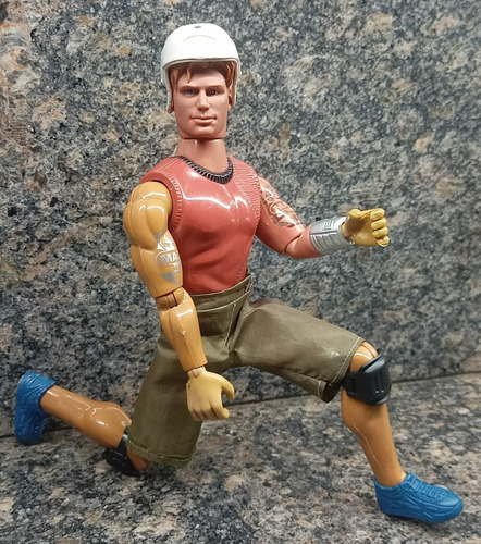 Juguete Muñeco Figura Accion Patineta Max Steel Luces Habla (Usado)