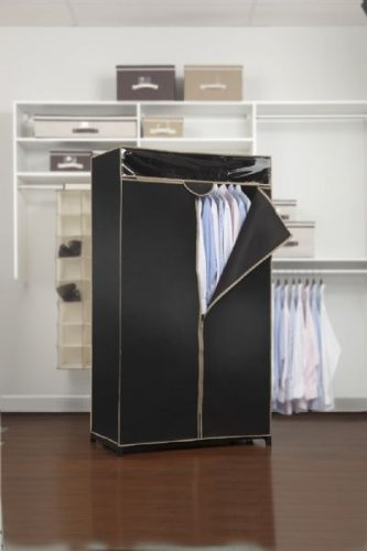 Kennedy Home Coleccion Unidad 36 Inch Closet Portatil Negro