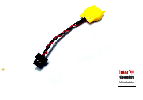 Imagen 1 de 1 de Pila Boton Cr 1220 Bk Con Cable Negro Conector