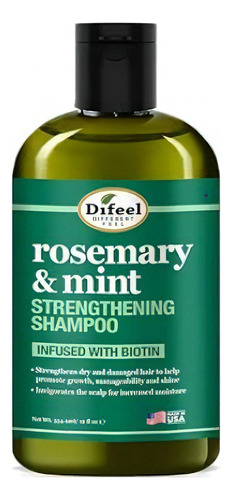  Difeel, Rosemary & Mint Shampoo 354.9 Ml