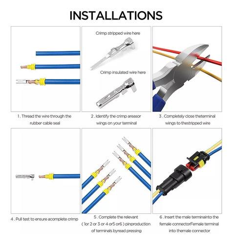 Conector De Cable Automotriz 352kit En Caja De Terminales