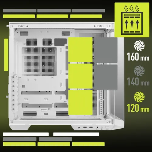 Funda Para Pc Para Videojuegos Msi Mag Pano 100l Pz Blanca C