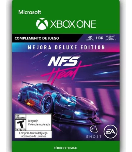 Need For Speed: Heat Deluxe Edition Xbox One - Series Xs (Usado)