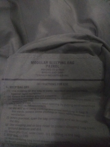 Imagem 4 de 4 de Saco De Dormir Militar Americano Acu