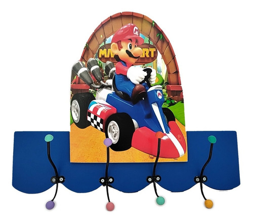 Perchero Infantil Mario Kart