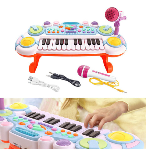 Para Mini Piano De Juguete For Niños, Teclado De