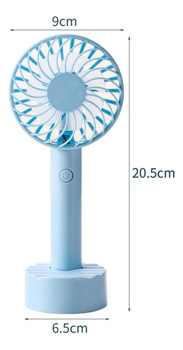 Mini Ventilador Portatil Usb Recargable Escritorio Personal