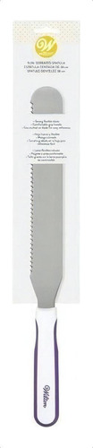 Espátula Profesional Recta 38 Cms Con Sierra Wilton Color Blanco