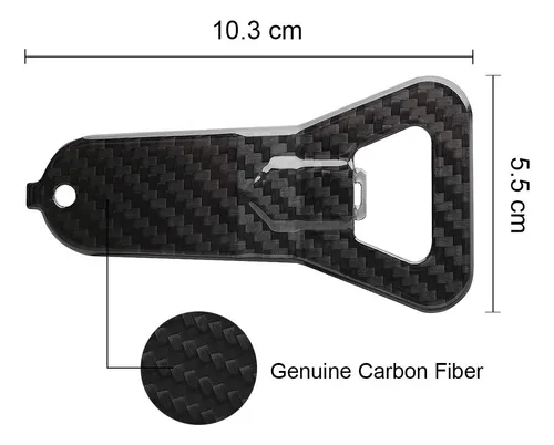 Abridor De Botellas De Fibra De Carbono Genuino, Acceso...