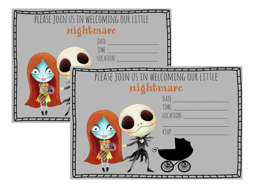 Silly Goose Gifts Little Nightmare Party Baby Shower Invite 