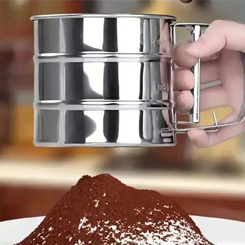 Taza Rociadora De Azúcar Y Harina De Acero Inoxidable De Alt