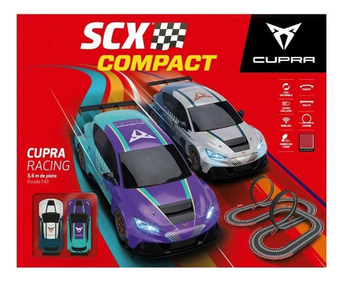 Autopista Eléctrica Scalextric Cupra Racing Escala 1:43