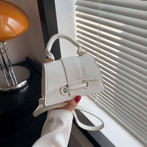 Bolso De Hombro De Color Sólido De Moda Elegante