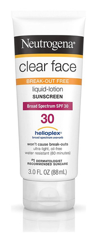 Neutrogena Clear Face Spf 30 Crema
