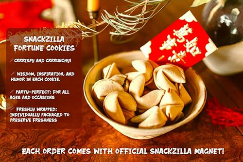 Fortune Cookies Snackzilla, Individuales (30), Niños, Año Nu