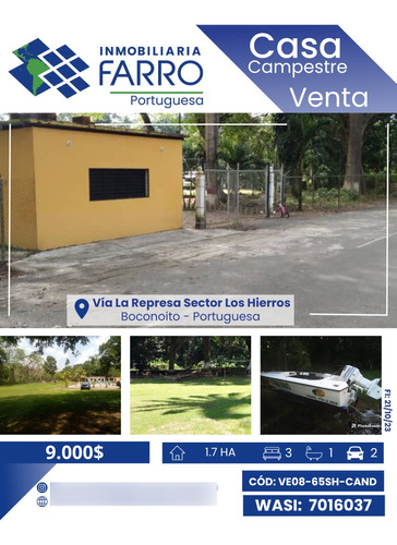 Se Vende Casa  Vía Tucupido Sector Los Hierros Ve-08