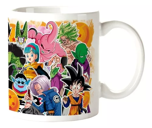 Caneca Xícara Dragon Ball Z Goku E Personagens Do Desenho