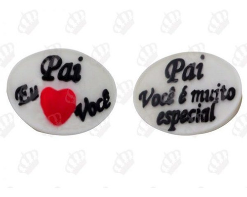 Imagem 5 de 6 de Molde Forma Silicone Pai Amo Você/especial 2cav.