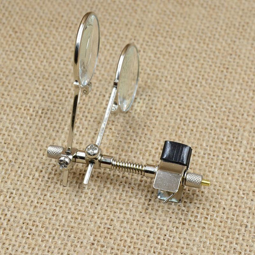 Lupa De Reparación De Relojes Con Lente De 5x/10x Y 2,5 Cm,