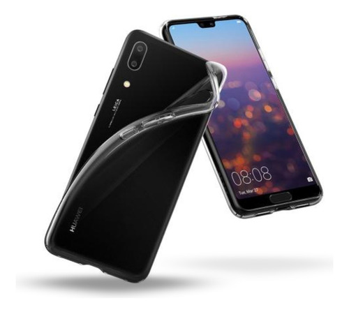 Funda Para Huawei P20 Lite Transparente Flexible Premium Transparente Lisa