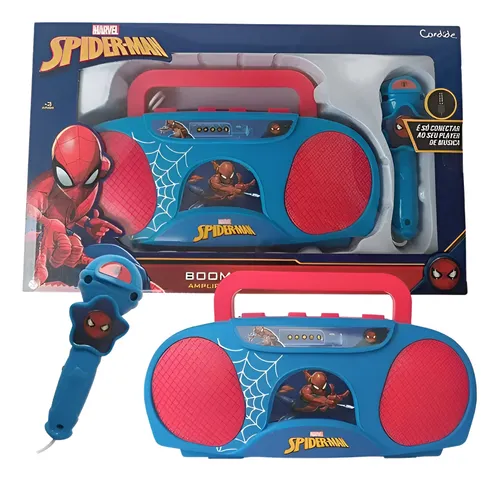 Karaokê Homem-aranha Candide Karaokê Temático Com Microfone