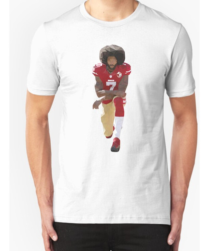 Franela  Colin Kaepernick Kneeling Low Poly