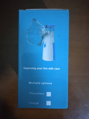 Nebulizador Recargable Portátil Y Dos Mascarillas (Usado)