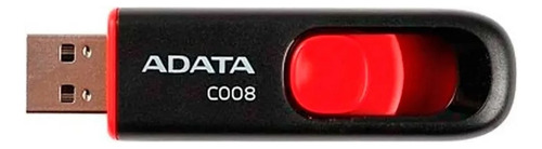 Pendrive 64gb Adata C008 Usb Negro/rojo Classic