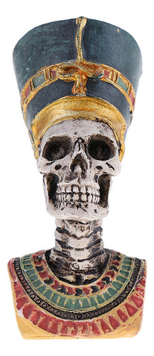 Estatuilla Esquelética Del Cráneo De Del Egipcio Del