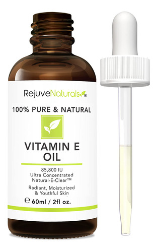 Aceite De Vitamina E: 100% Puro Y Natural, 85,800 Ui. Reduce