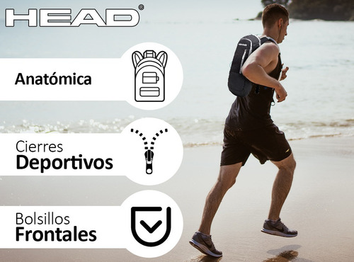 Imagen 3 de 10 de Mochila Head Deportiva Trekking Running Bicicleta Viajes