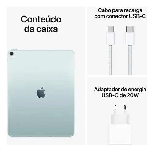 Apple Ipad Air 13 M3, 7ª Geração,wi-fi+cellular,256gb-azul