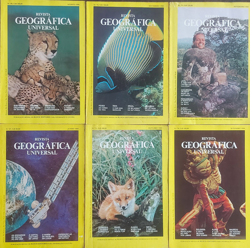 Lote 16 Revistas National Geographic Brazil