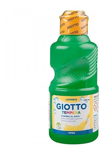 Tempera Frasco Giotto 250ml Lavable Diferentes Colores