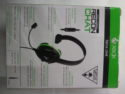 Audifonos Turtle Peach Recon Chat Para Xbox One