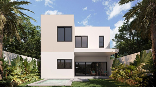Casa De 3 Recámaras En Preventa Con Escrituración Inmediata, Sakche, Modelo B