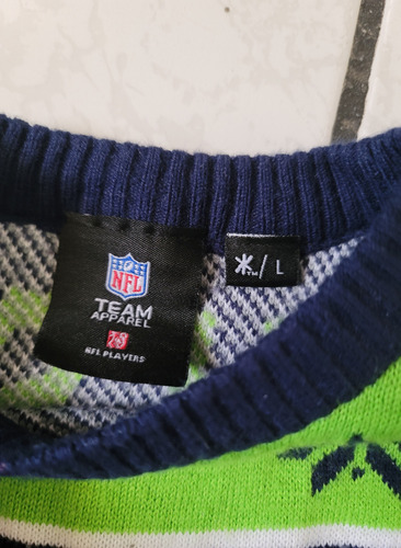 Sudadera Seattle Seahawks Nfl Players Russell Wilson L (Usado)
