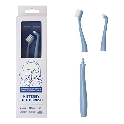 Kitteney Cepillo De Dientes Para Perros, Gatos Con Qtnbz