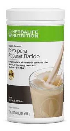 Herbalife Batido De Proteína Sabor Cookies & Cream