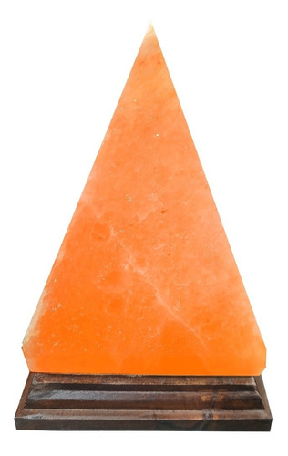 Lámpara Piedra De Sal Pirámide; Tienda Que Regalo