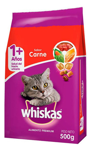 Pack X 3 Unid Alimento Animales Carne 500 Gr Whiskas Alime