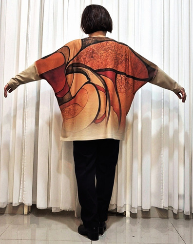 Remeron Maxi V Oversize Lanilla Gamuzado Vestimia