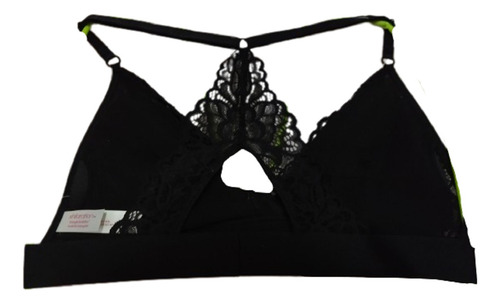 Bralette Brasier De Encaje Xhilaration Negro Talla S