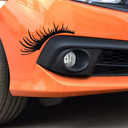 Pegatinas De Pestañas Para Faros De Coche, Juego De 2